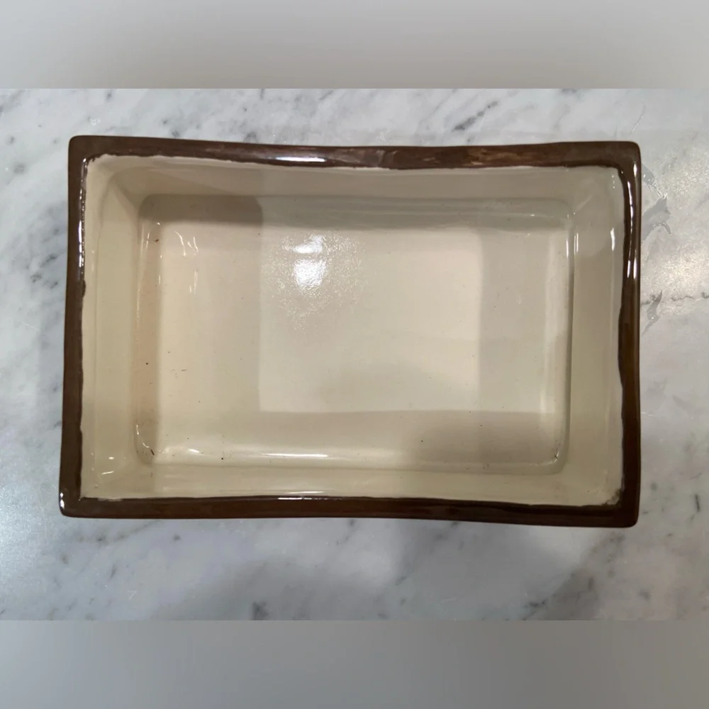 Vintage‎ Hershey Ceramic Mold Trinket Box 1981, Men in boats on ocean